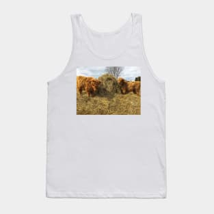 Scottish Highland Cattle Calves 1754 Tank Top